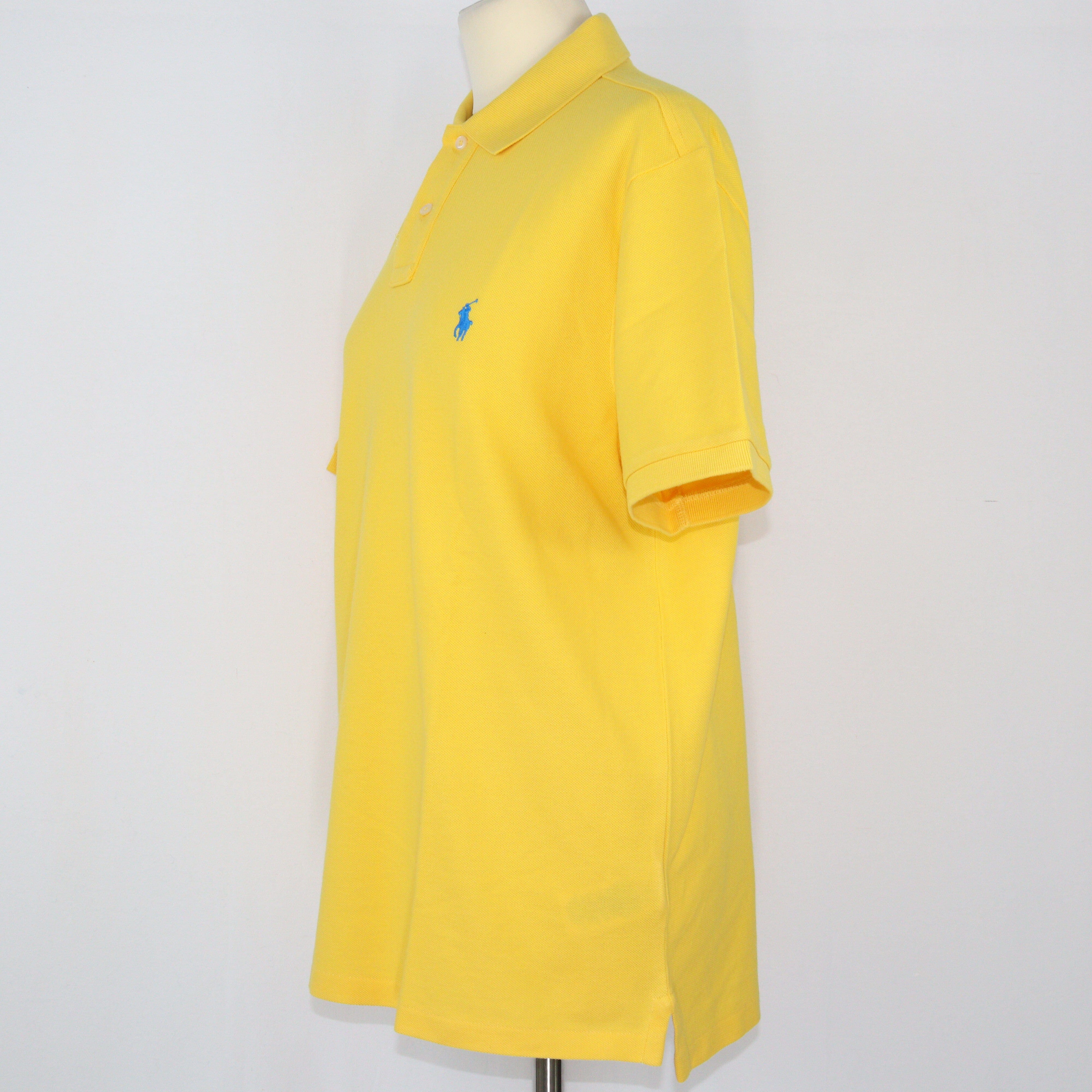 Yellow Pony Embroidered Polo Shirt Clothings Ralph Lauren 