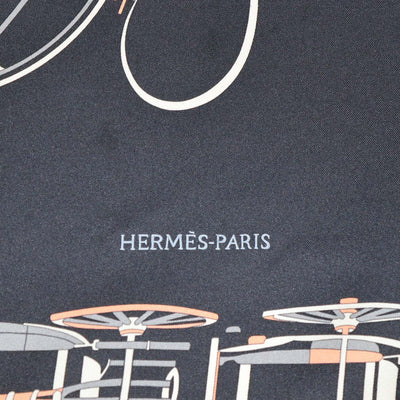 Hermes Multicolor Silk Complication Equestre Scarf 90
