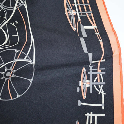 Hermes Multicolor Silk Complication Equestre Scarf 90