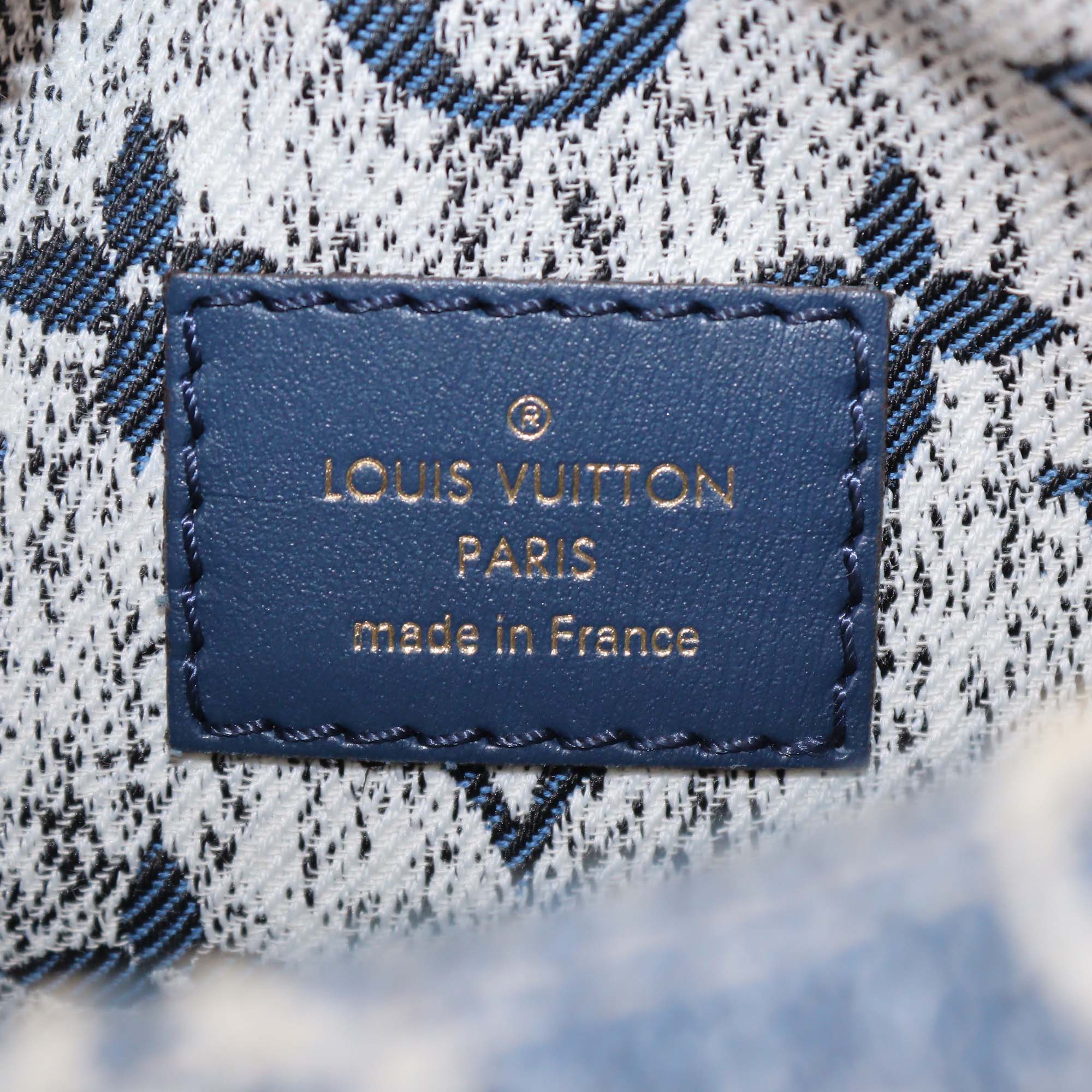 Louis Vuitton Blue Monogram Jacquard Denim Loop Bag