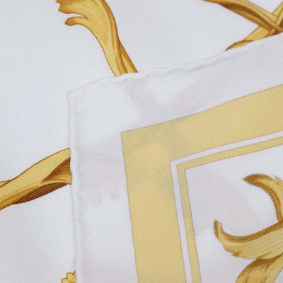 Hermes Multicolor Silk Couronnes Print Scarf 90