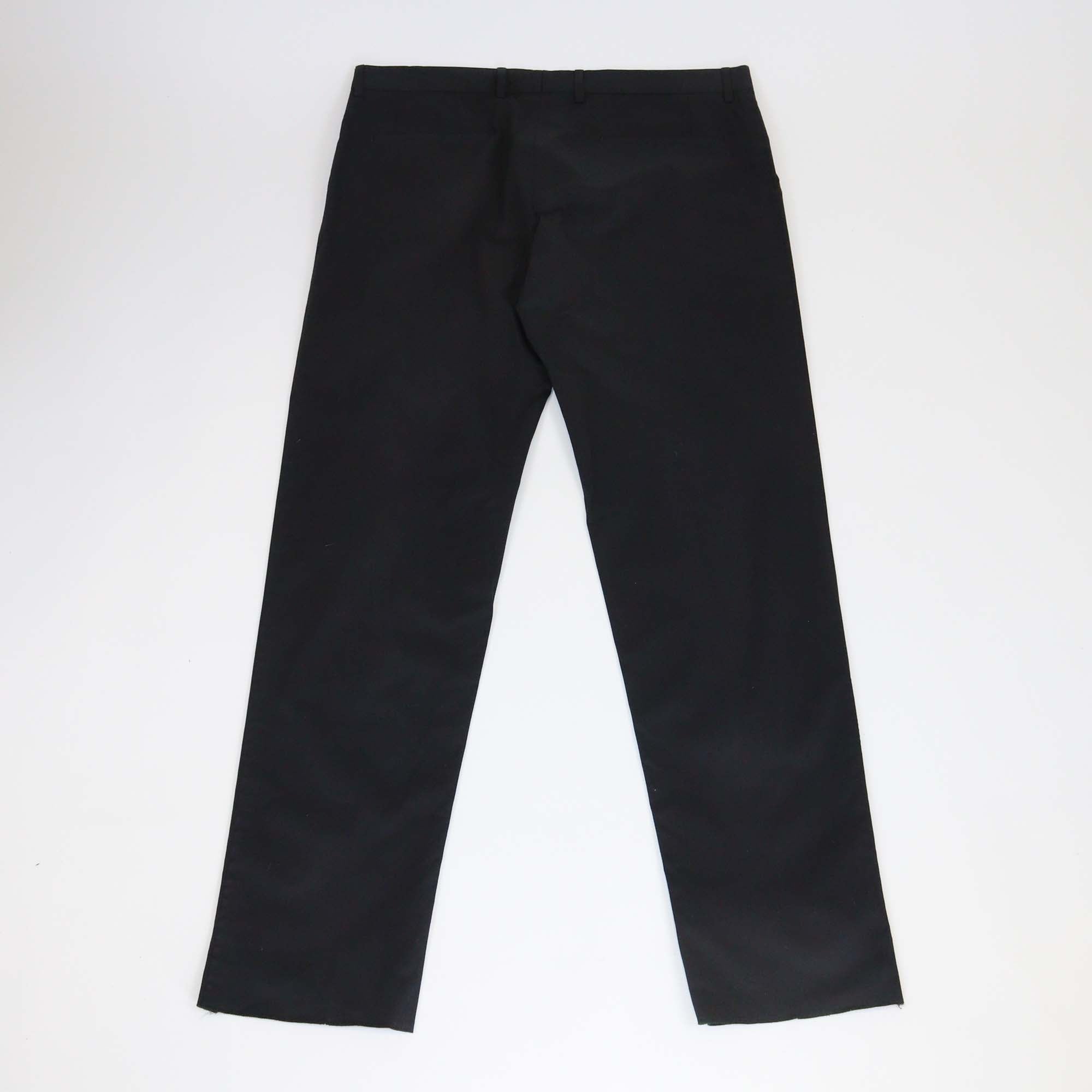 Dolce & Gabbana Black Cotton DG Charm Pants