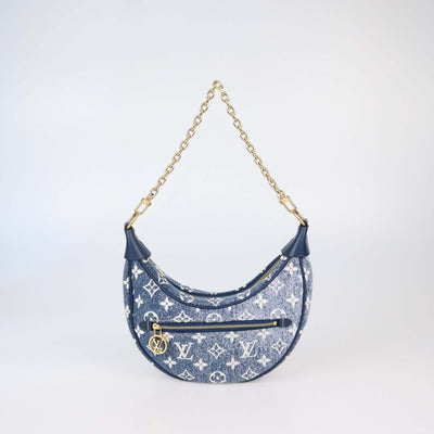 Louis Vuitton Blue Monogram Jacquard Denim Loop Bag