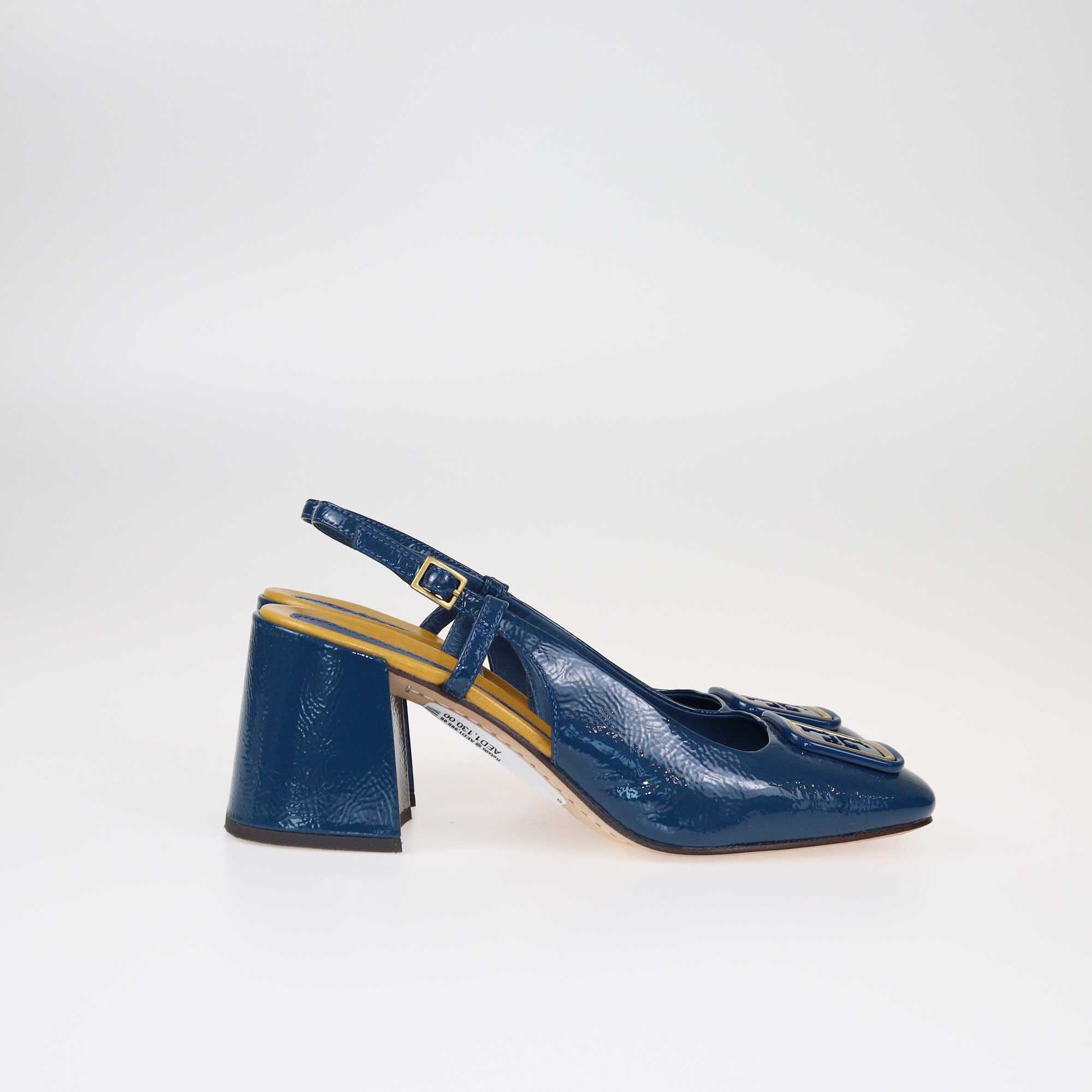 Tory Burch Blue Georgia Bombe Slingback Pumps Shoes Tory Burch 