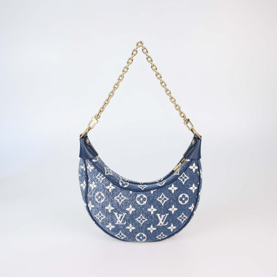 Louis Vuitton Blue Monogram Jacquard Denim Loop Bag