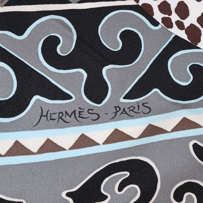 Hermes Multicolor Silk Appaloosa des Steppes Scarf 90