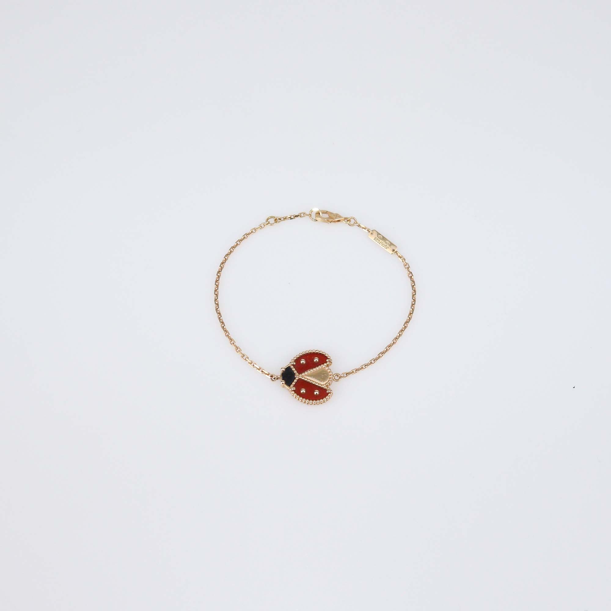 Van Cleef & Arpels Lucky Spring Gemstones 18k Rose Gold Bracelet