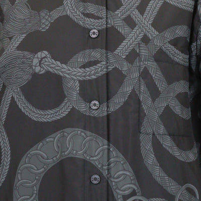 Hermes Grey Polyester Palefroi Remix Reversible Jacket
