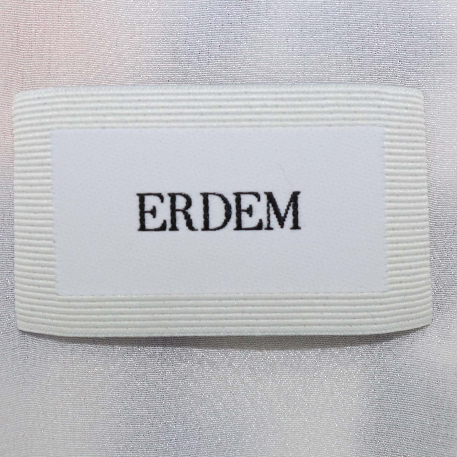 Erdem Multicolor Blend Cotton Floral Taffeta Midi Shirtdress