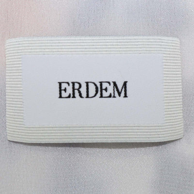 Erdem Multicolor Blend Cotton Floral Taffeta Midi Shirtdress