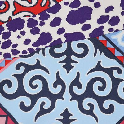 Hermes Multicolor Silk Appaloosa des Steppes Scarf 90