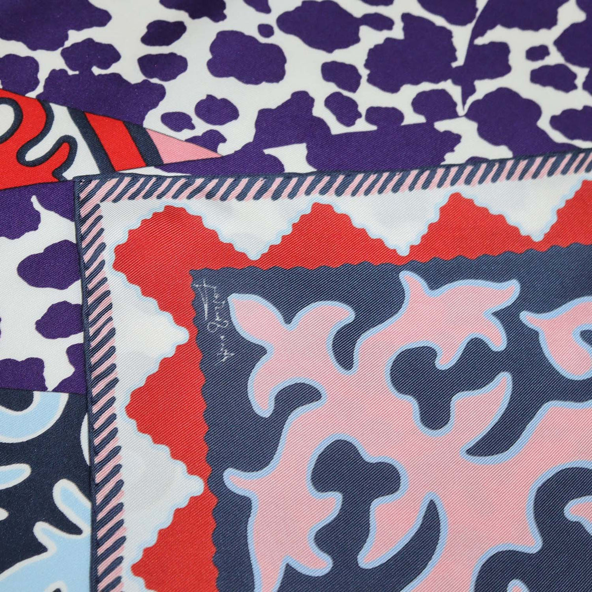 Hermes Multicolor Silk Appaloosa des Steppes Scarf 90
