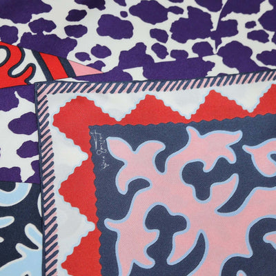 Hermes Multicolor Silk Appaloosa des Steppes Scarf 90
