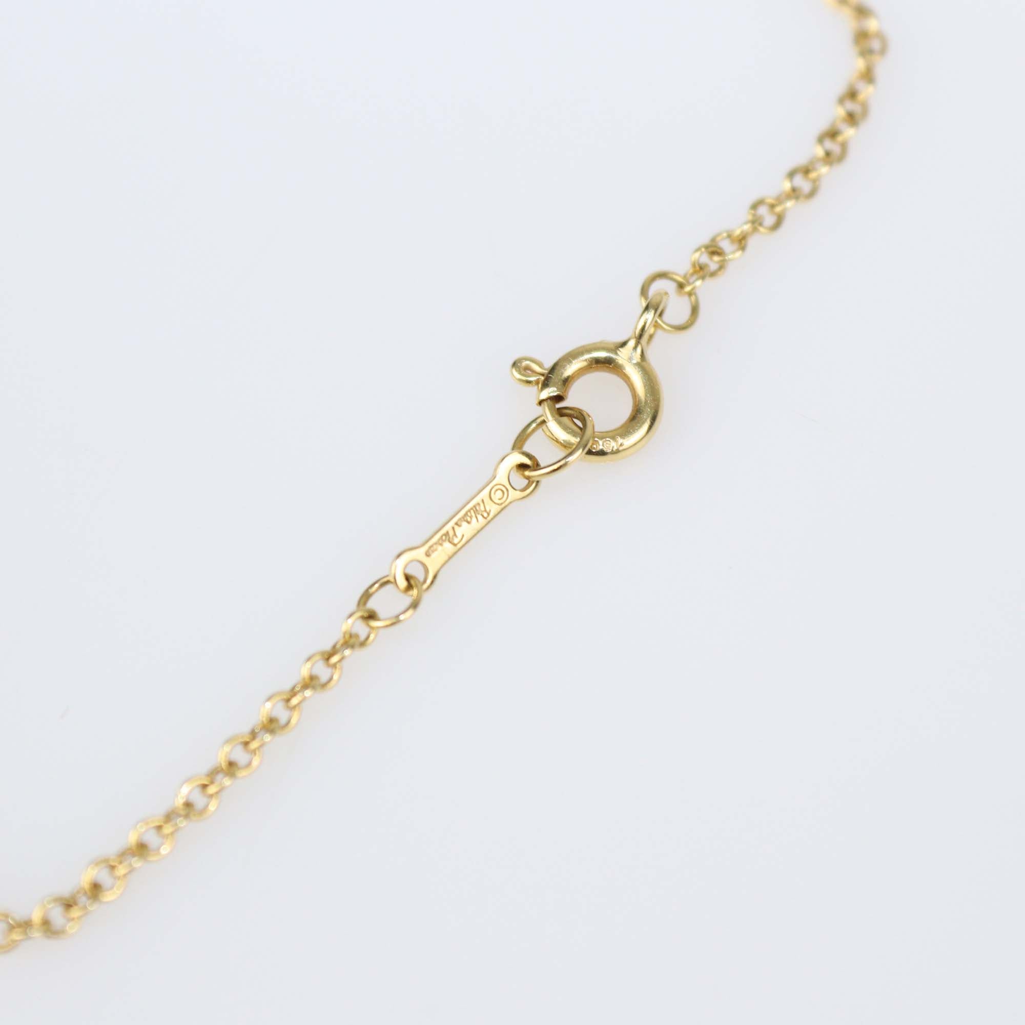 Tiffany & Co. Paloma Picasso Olive Leaf Amethyst 18k Yellow Gold Bracelet