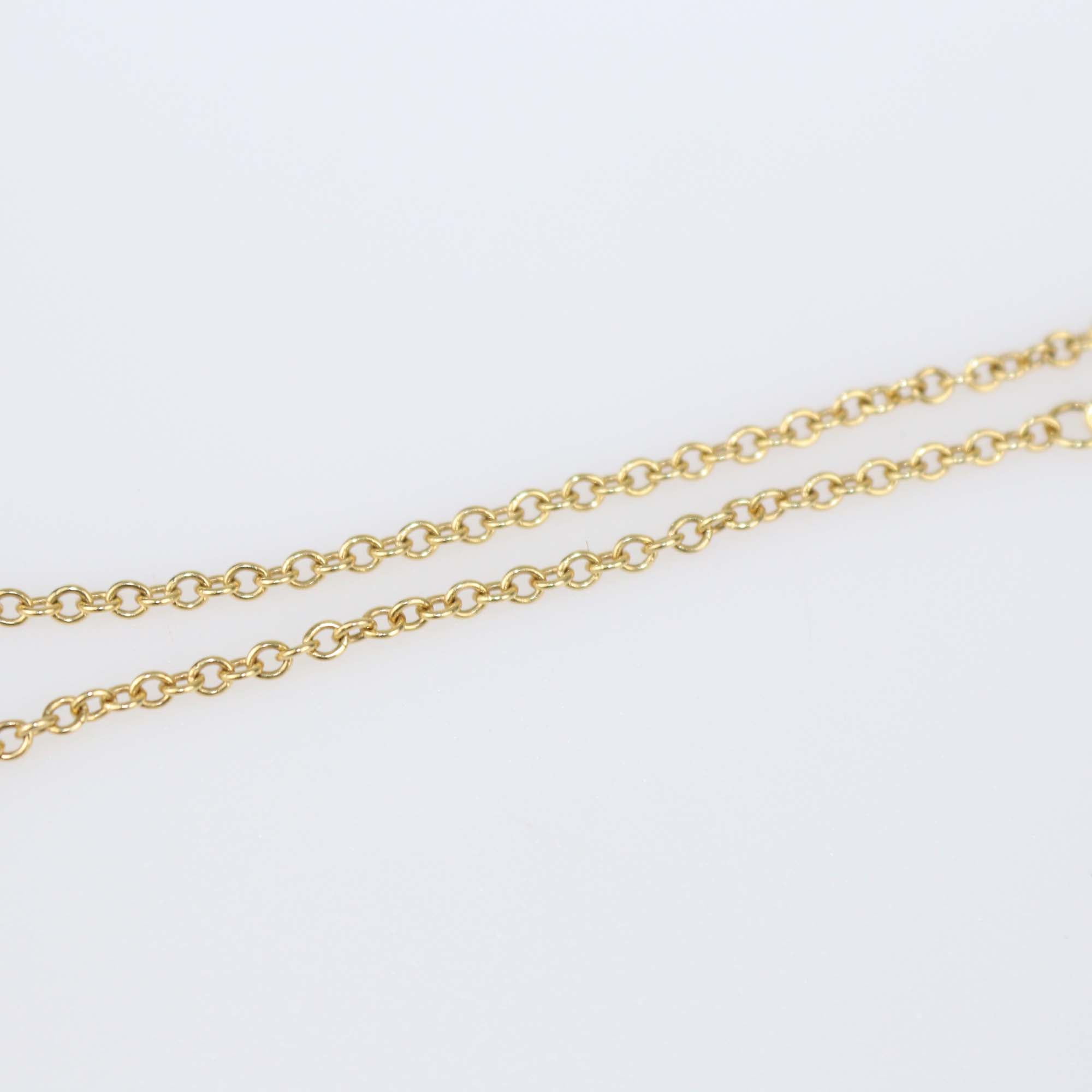Tiffany & Co. Paloma Picasso Olive Leaf Amethyst 18k Yellow Gold Bracelet