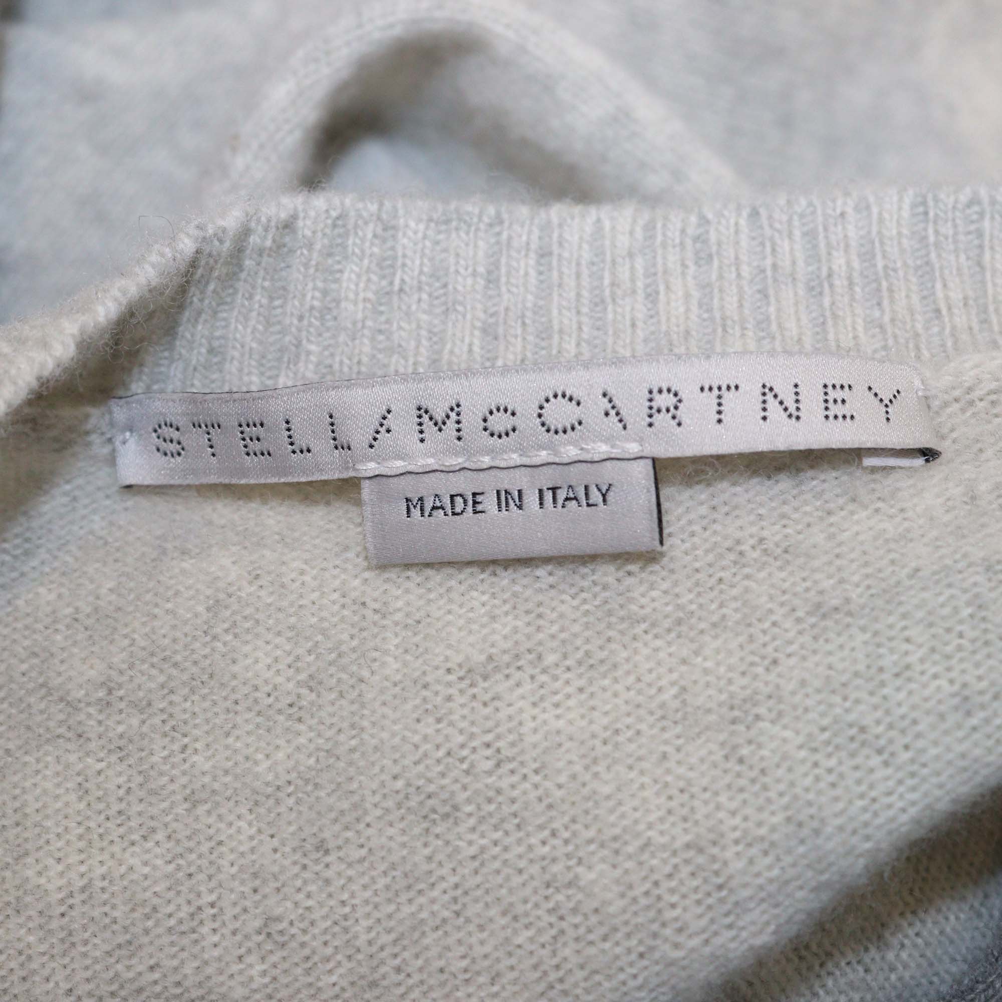 Stella McCartney Grey Logo Tape Cardigan & Jogger Pants Set