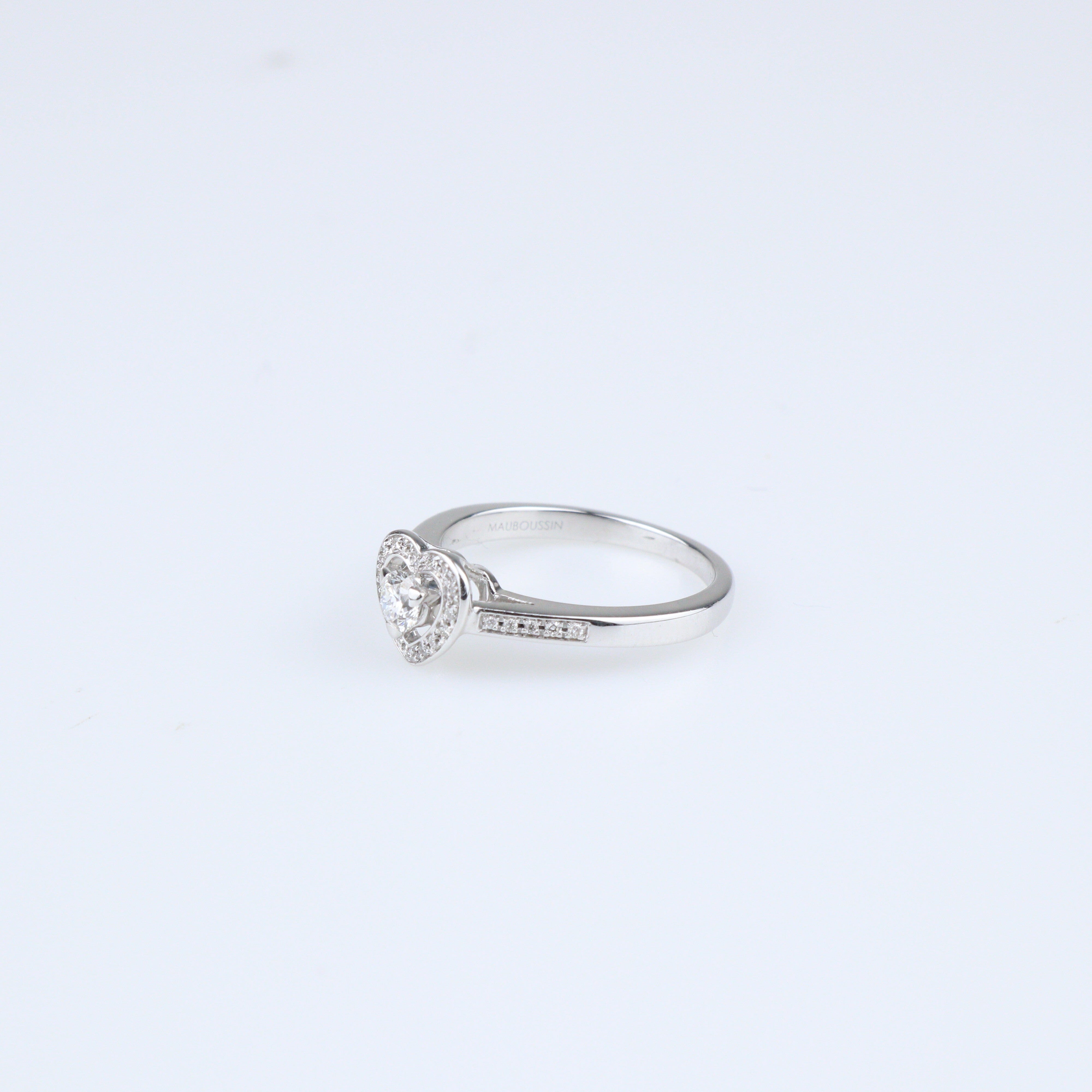 Love Touch 18K White Gold Diamond Ring Fine Jewelry Mauboussin 