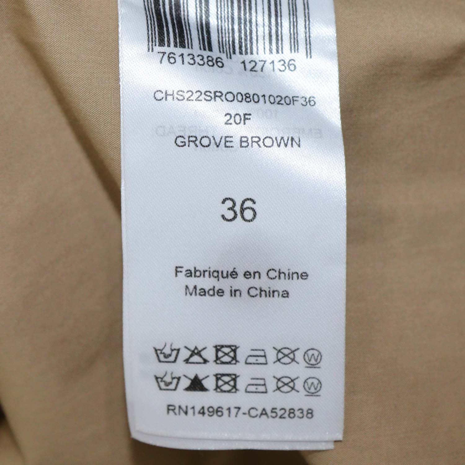 See By Chloe Brown Cotton Eyelet Embroidered Shirt Dress