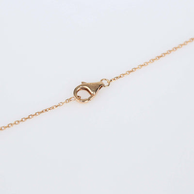 Cartier Amulette De Cartier Onyx Mother of Pearl Diamonds 18k Rose Gold XS Necklace