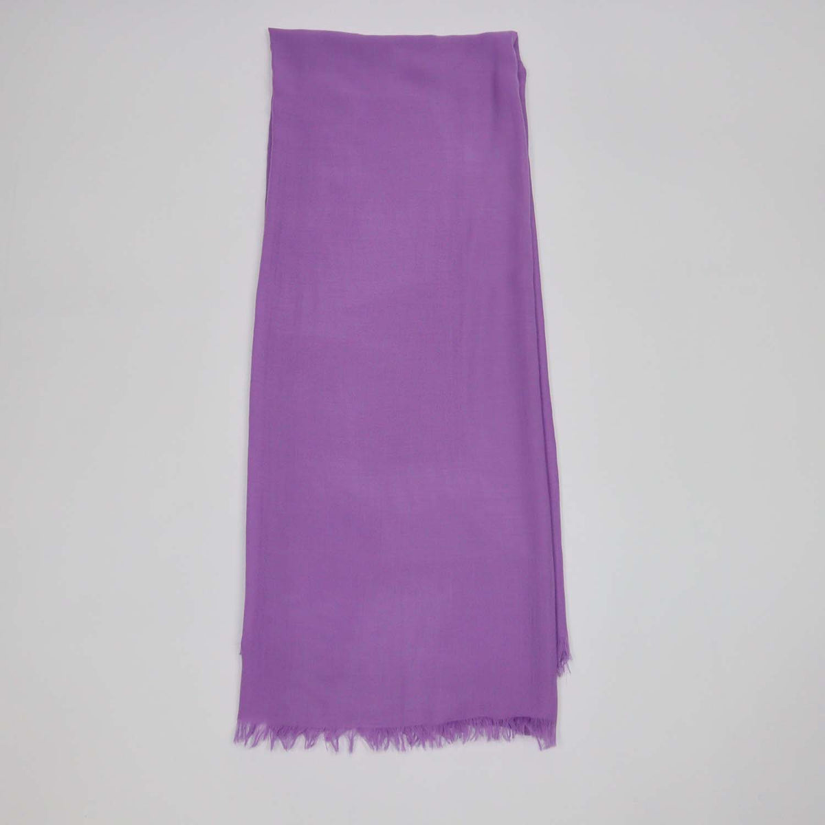 Hermes Purple Cashmere and Wool Shawl