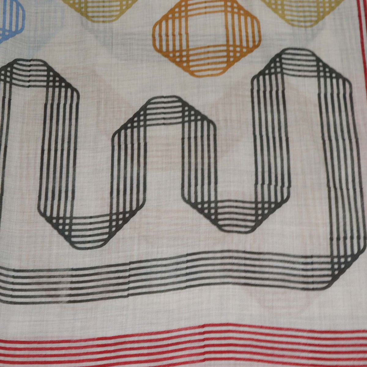 Hermes Multicolor Cashmere Rubans d'Hermes Rectangle Shawl