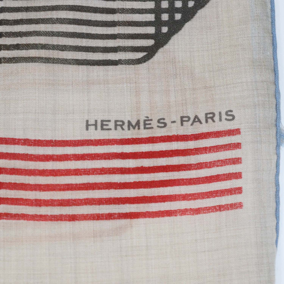 Hermes Multicolor Cashmere Rubans d'Hermes Rectangle Shawl