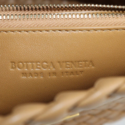 Bottega Veneta Brown Intrecciato Leather Cobble Shoulder Bag