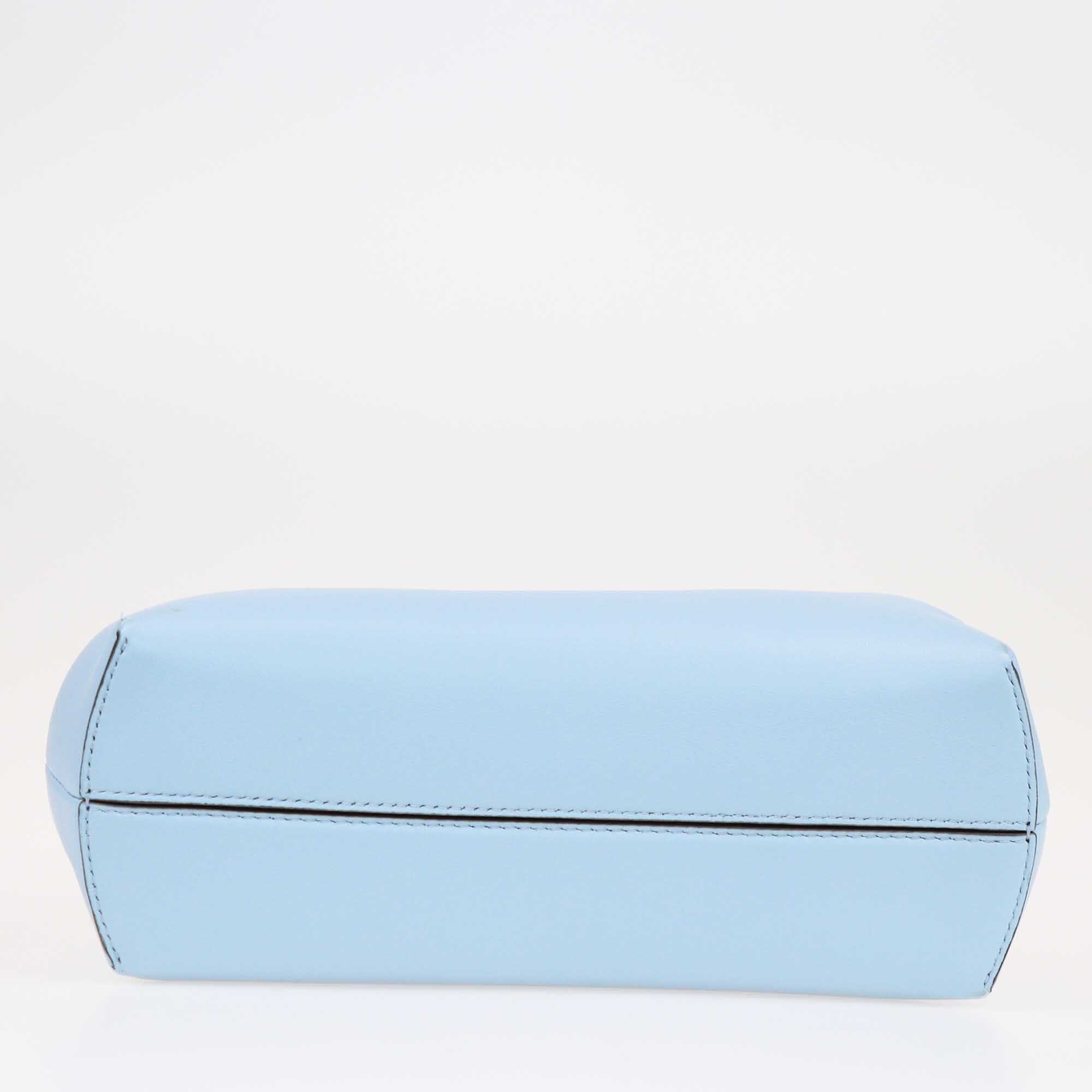 Fendi Blue First Clutch Crossbody Bag Bags Fendi 