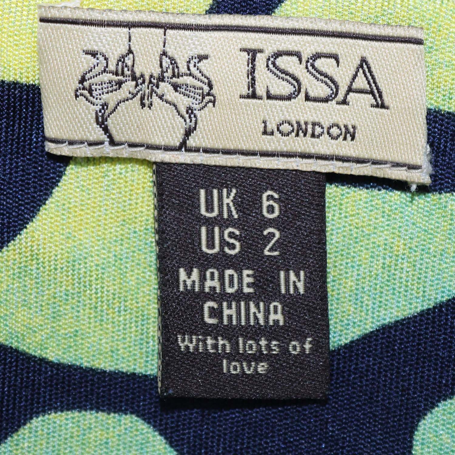 Issa Multicolor Silk Printed Halterneck Dress
