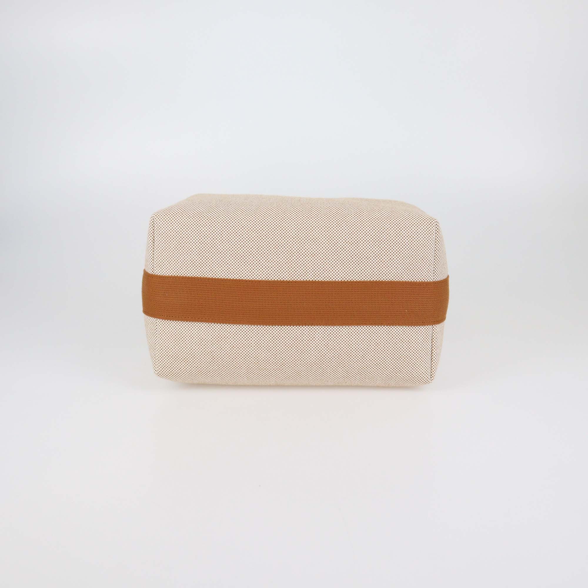 Hermes Biscuit Toile Cabriole Bride-a-Brac Large Case