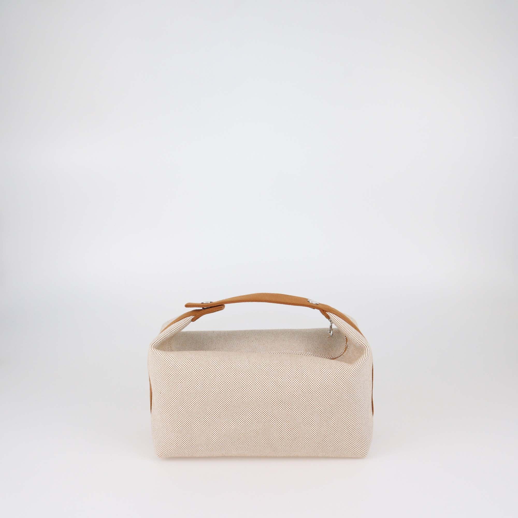 Hermes Biscuit Toile Cabriole Bride-a-Brac Large Case