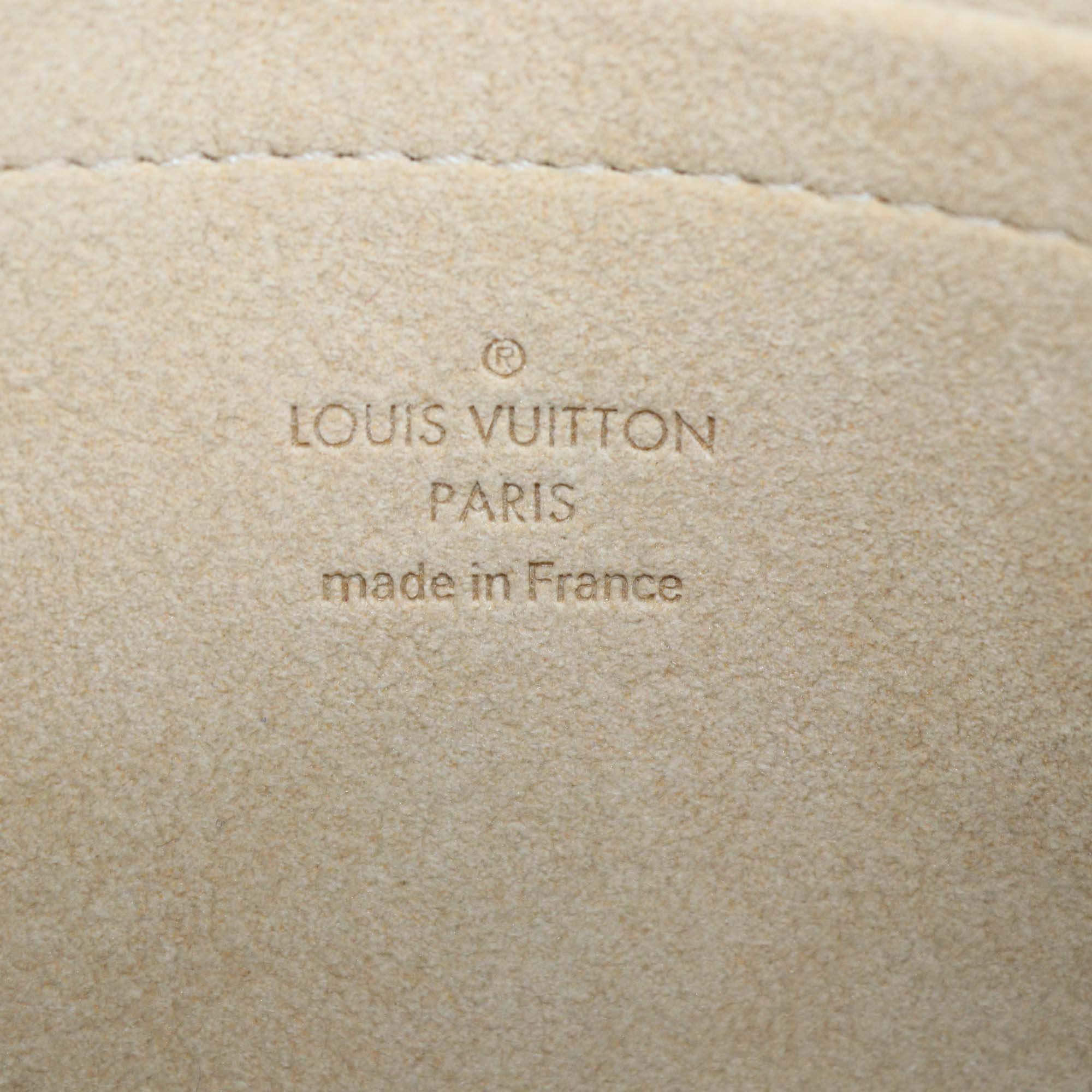 Louis Vuitton Damier Azur Trunks Labels Pochette Milla MM Bag