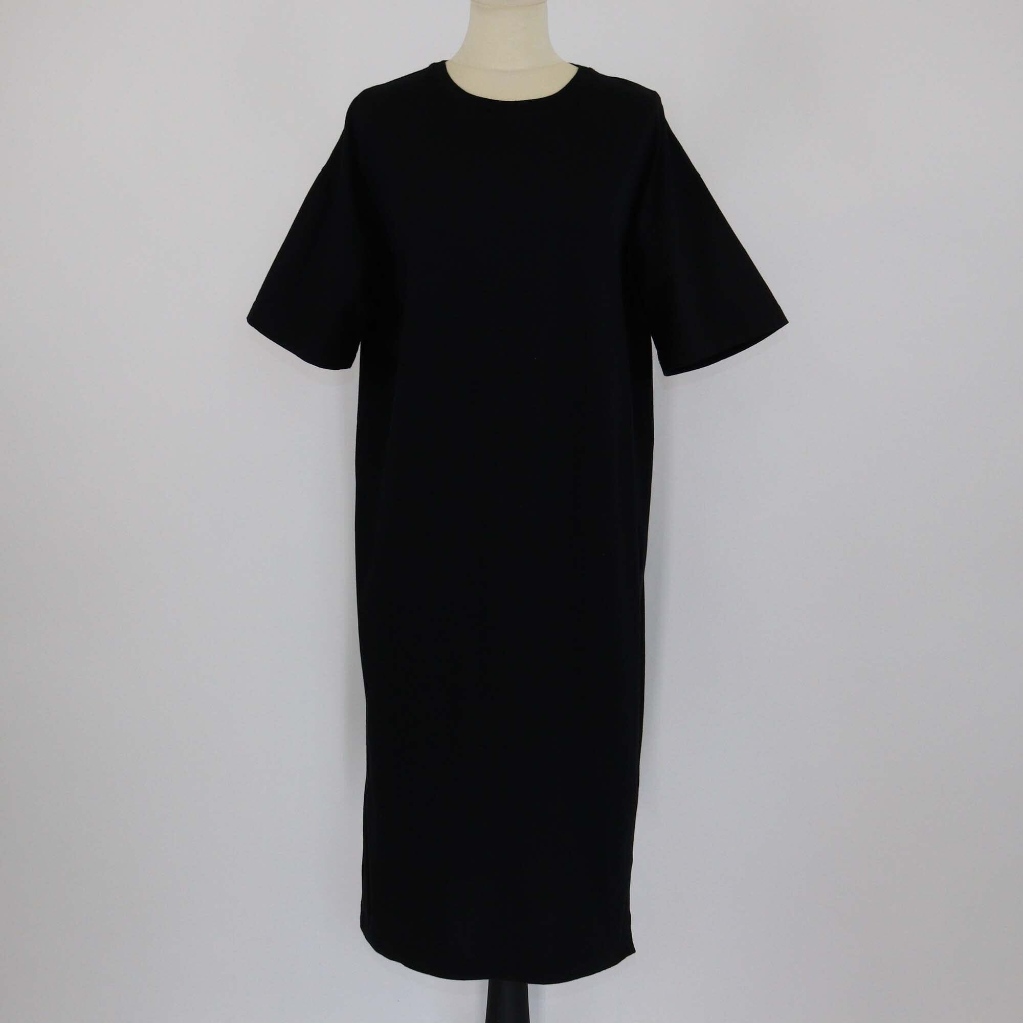 Moncler Black Short Sleeve Shirt Dress Womens Moncler 