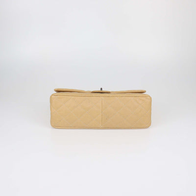 Chanel Beige Quilted Caviar Leather 226 Reissue 2.55 Flap Bag