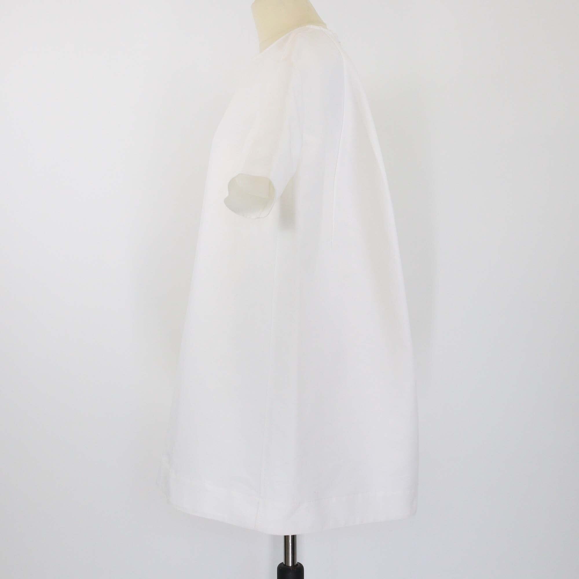 Marni White Cocoon Mini Dress Womens Marni 
