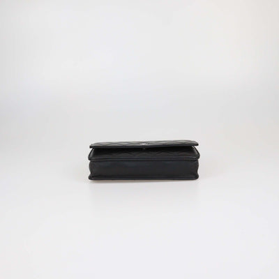 Chanel Black Quilted Leather WOC Bag