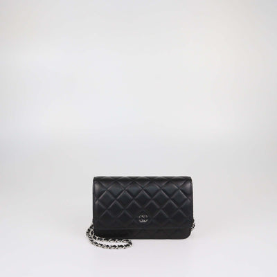 Chanel Black Quilted Leather WOC Bag