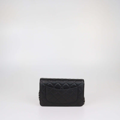 Chanel Black Quilted Leather WOC Bag