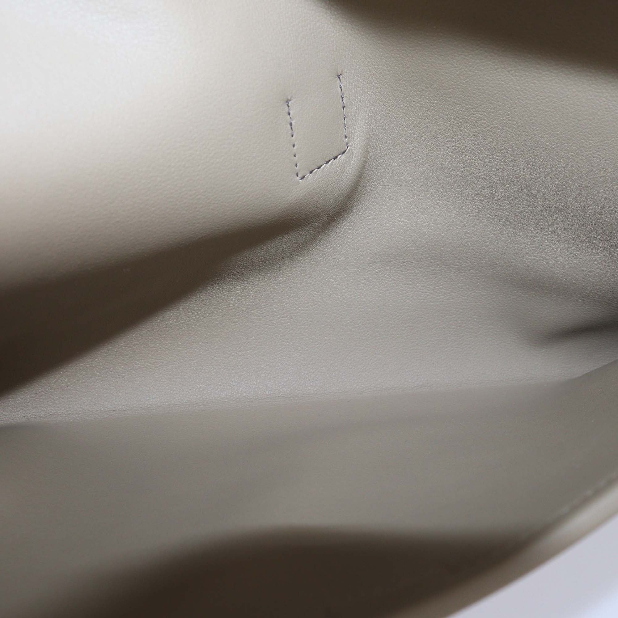 Hermes Beige Marfa/Ebene Swift Leather Jige Elan 29 Clutch