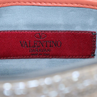 Valentino Multicolor Leather Beaded Rockstud Mini Glam Lock Shoulder Bag