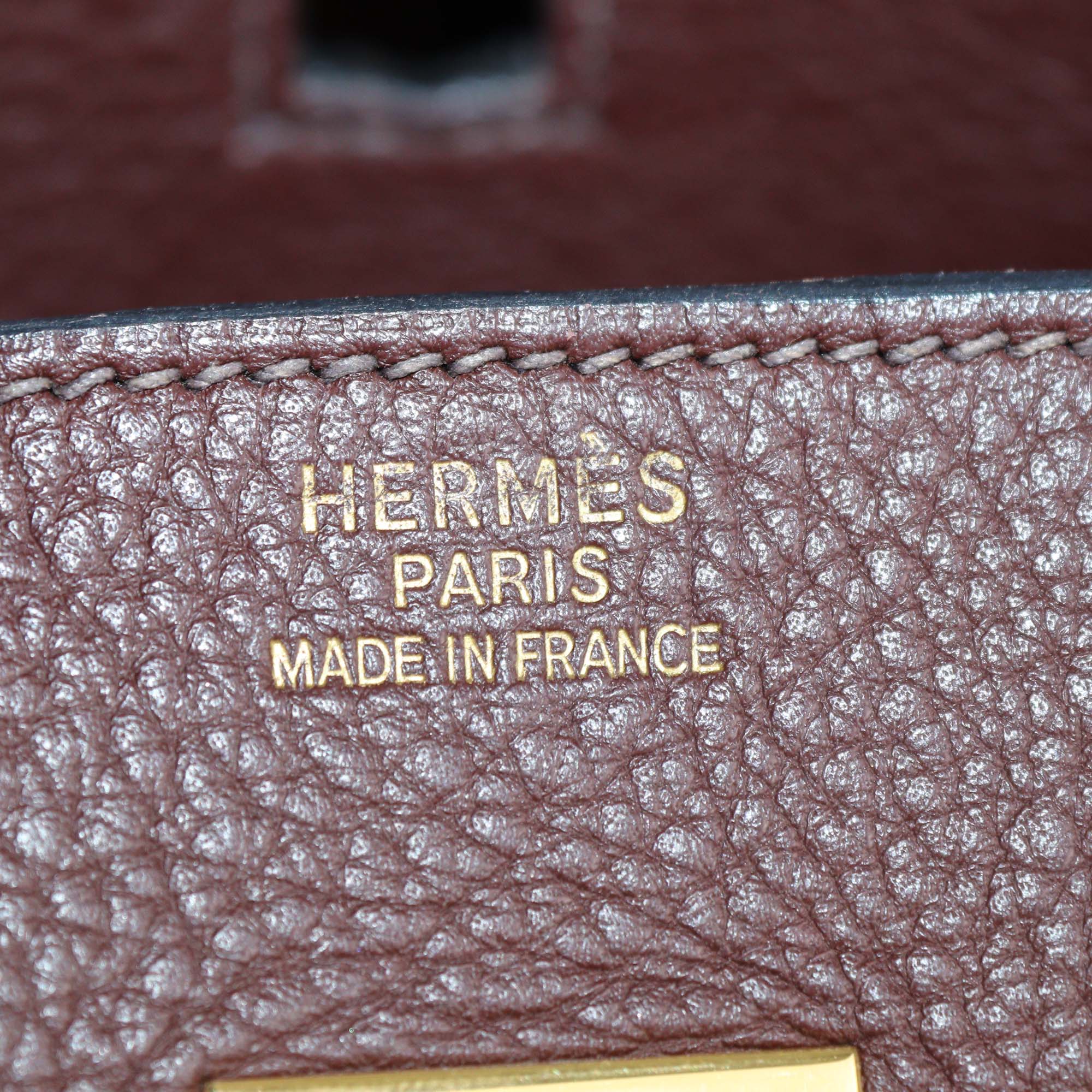 Hermes Havane Togo Leather Gold Hardware Birkin 35 Bag