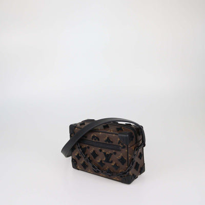 Louis Vuitton Black Velvet Monogram Canvas Mini Soft Trunk Bag