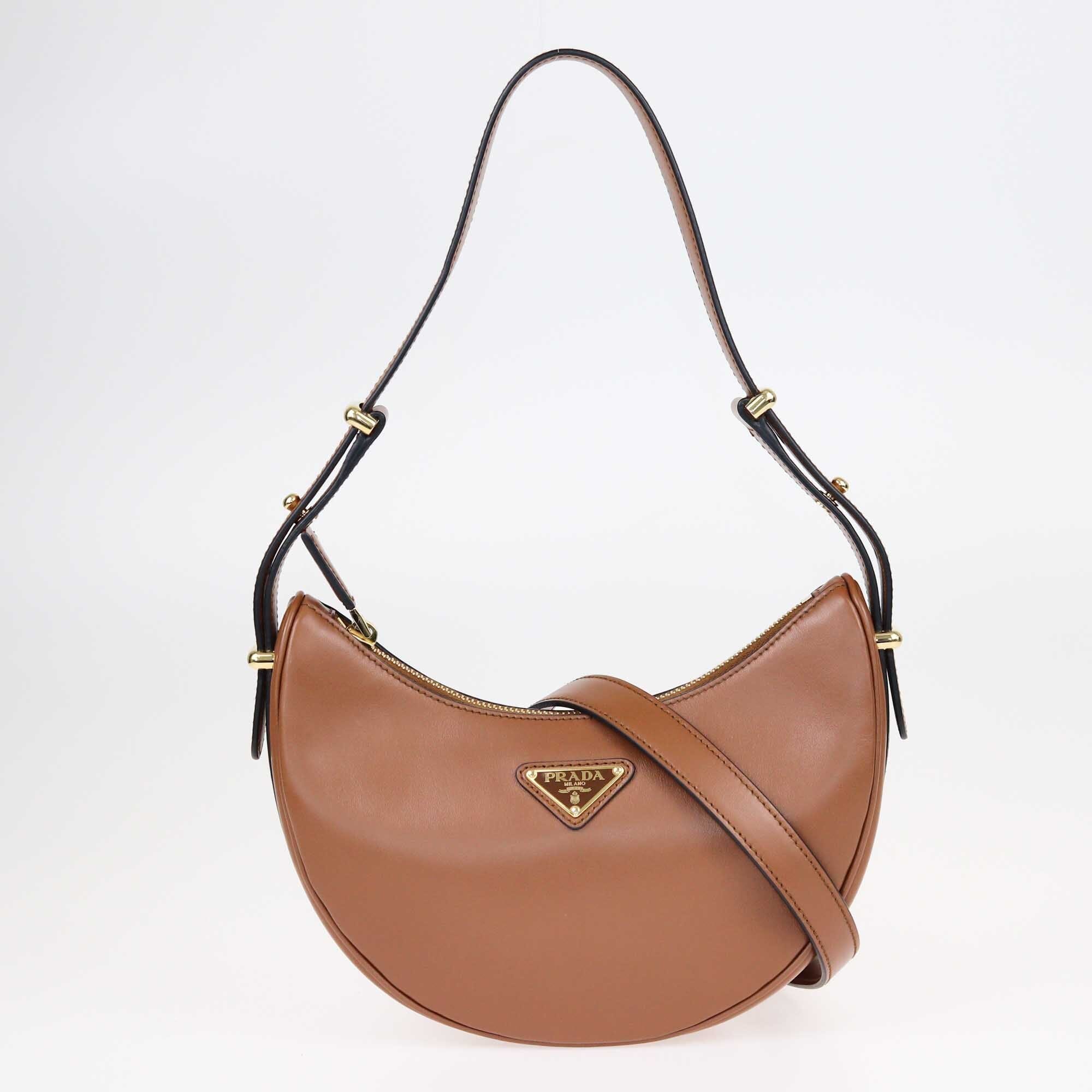 Prada Caramel Arque Shoulder Bag Bags Prada 