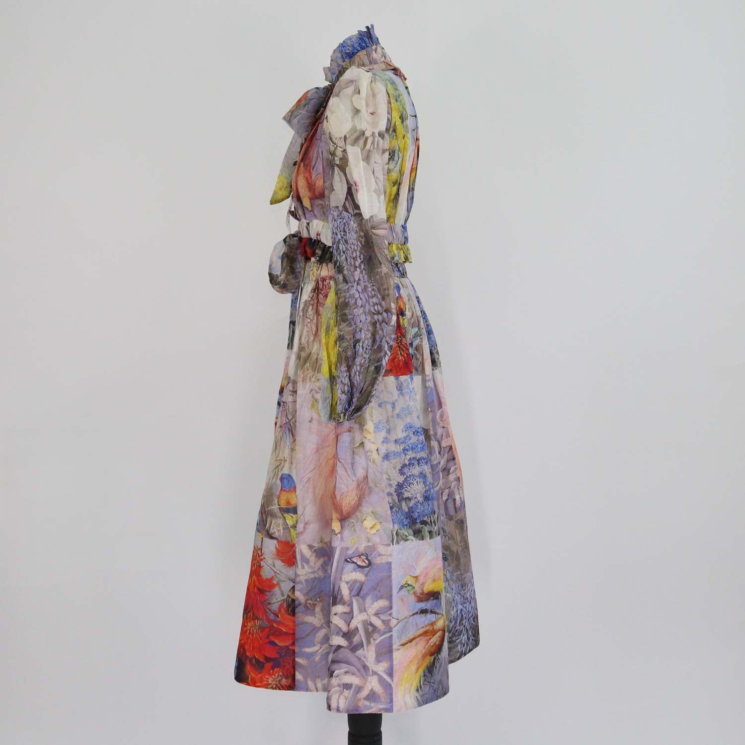 Zimmerman Multicolor Floral Print Linen and Silk Wild Botanica Blouse and Skirt Sets
