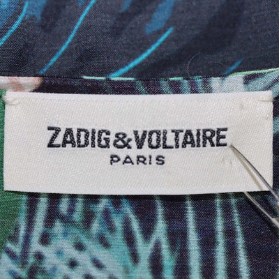 Zadig & Voltaire Multicolor Print Jungle Roumi Long Dress