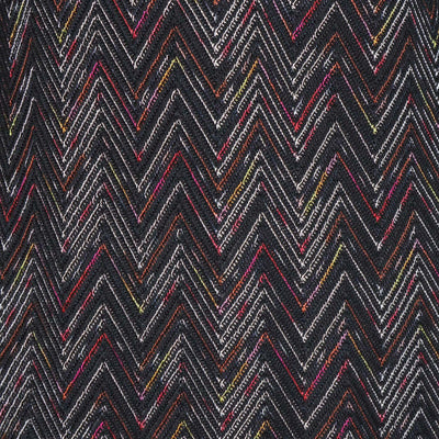 Missoni Multicolor Wool Knit Zig Zag V-Neck Sheath Dress