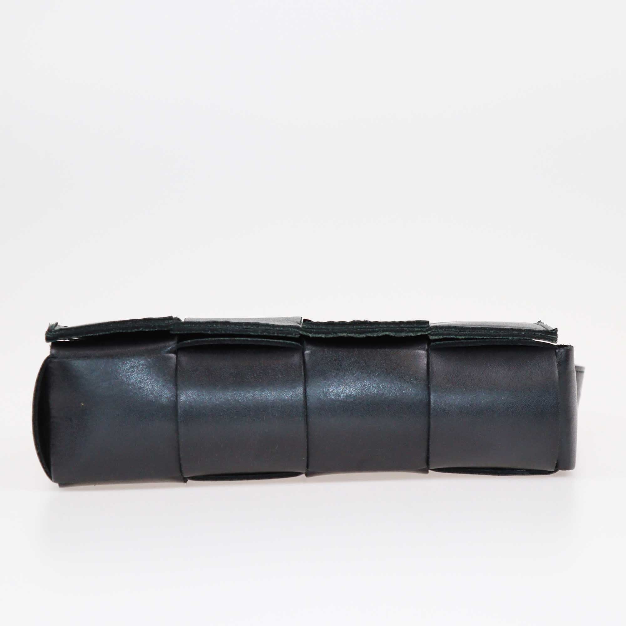 Bottega Veneta Black Intreccio Mini Cassette Belt Bag Bags Bottega Veneta 