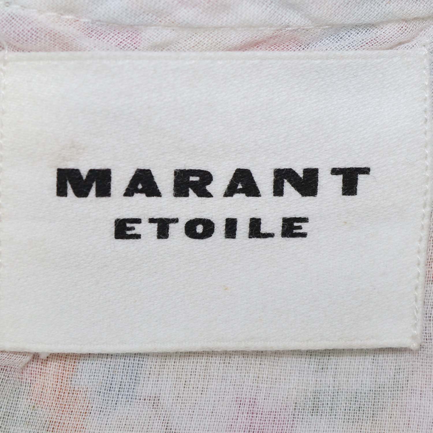 Marant Etoile Multicolor Floral Print Cotton Leoniza Midi Dress