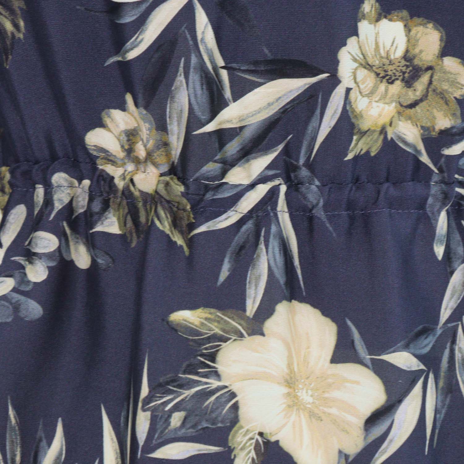 SIR. Grey/Yellow Silk Printed Carmen Midi Dress