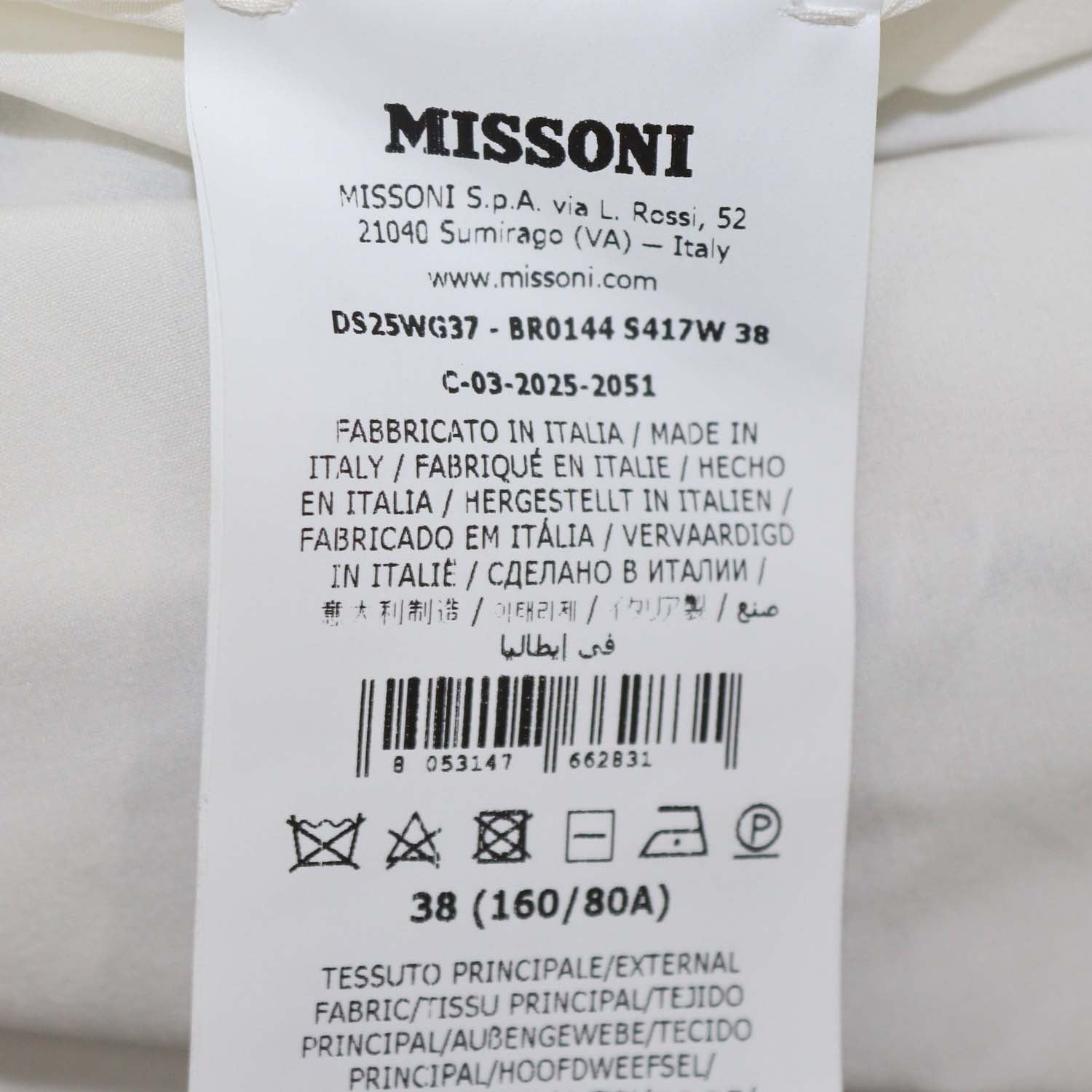 Missoni Metallic Multicolor Blend Viscose Halter Neck Maxi Dress